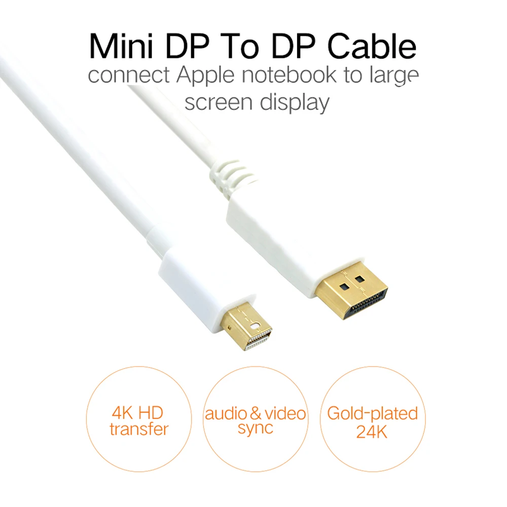 Кабель порта отображения от Thunderbolt к DP HD для Macbook Air High Premimu|Кабели VGA| |
