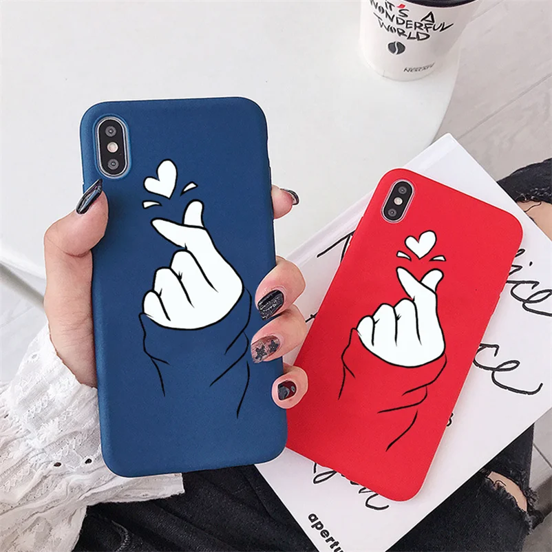

Red Matte Phone Case For Xiaomi Redmi K20 7 7A S2 5 Plus Note 5A 5 6 7 Pro Mi A1 A2 A3 8 Lite 9 SE 9T F1 CC9 CC9e TPU Cover Case