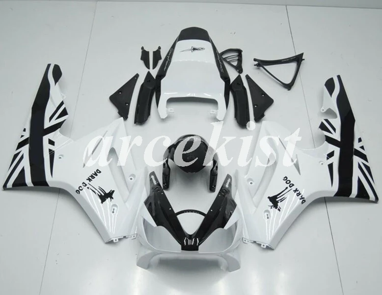 ABS литья под давлением мотоцикл обтекатели комплект подходит для Triumph Daytona 675R 675 2006 2007 2008 06 07 08 белый