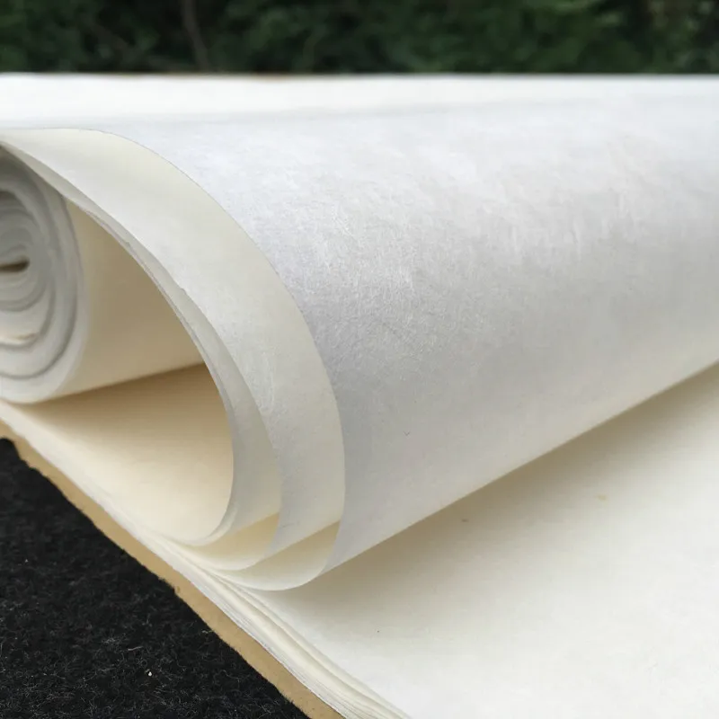 10sheets Chinese Half Ripe Xuan Paper Thicken Chinese Calligraphy Painting Paper Mulberry Fiber Lantern Rice Paper Rijstpapier