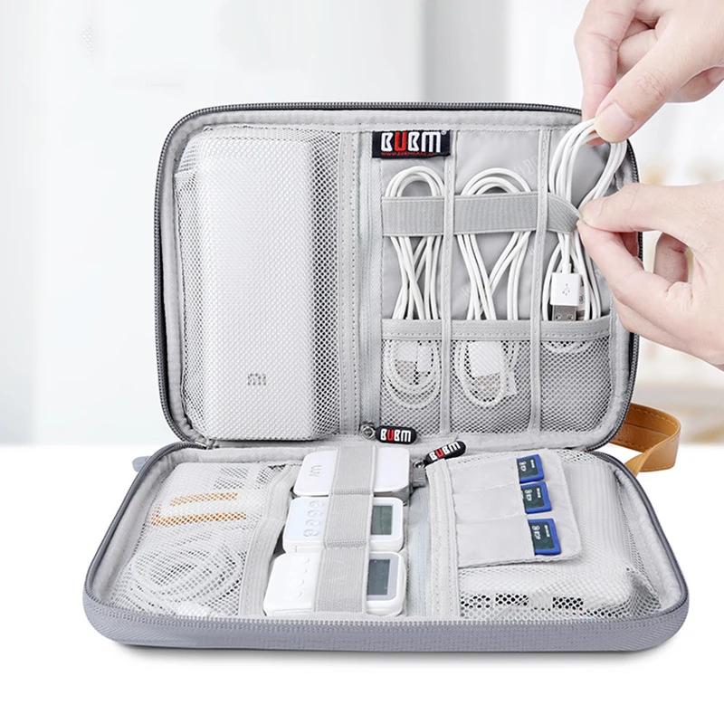 

Waterproof Travel USB Data Cable Bag Travel Digital Storage Bag Earphone Power Bank Organizer Bag Electronics Accessories Pouch
