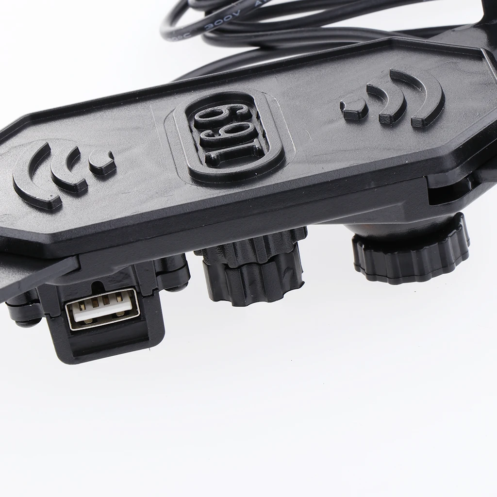 Bicycle Motorcycle Phone Mount Holder,  Bike Cell Phone Grip Stand Holder Shockproof with USB Interface