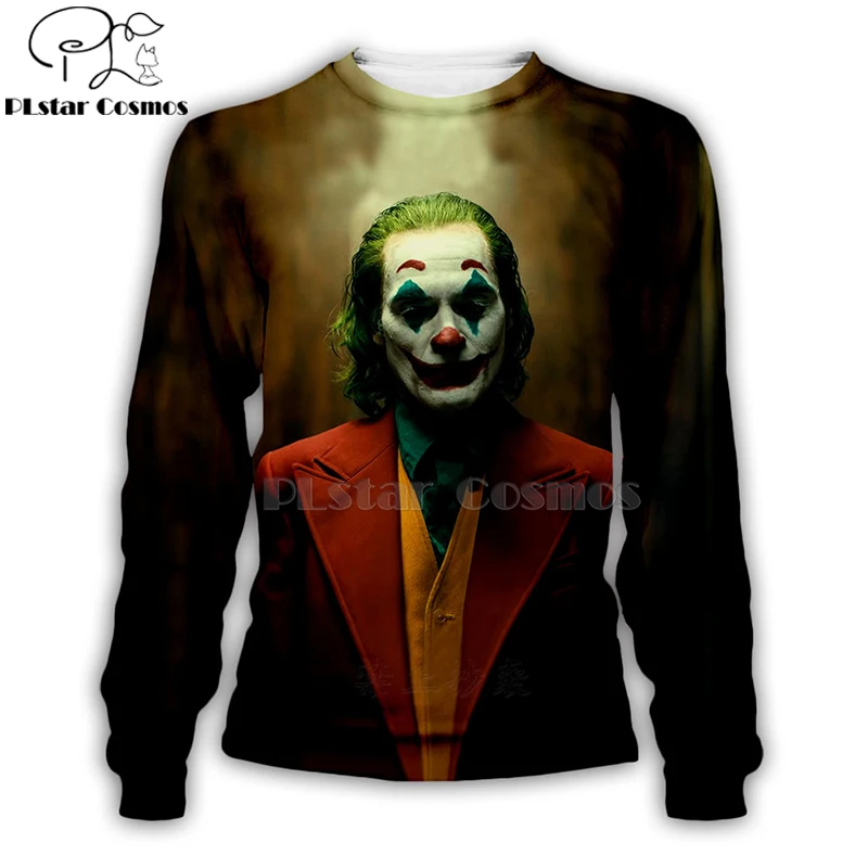 PLstar Cosmos dc haha joker 3d толстовки с капюшоном толстовка осень зима длинный рукав Harajuku Хэллоуин streetwear-6