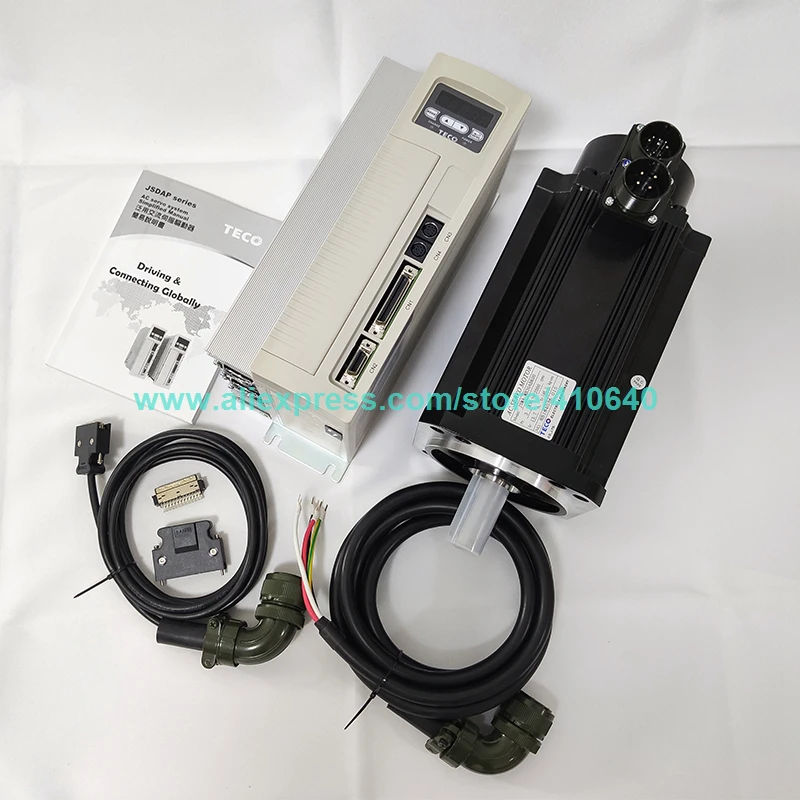 Бесплатная доставка компанией DHL Теко 3KW Servo Двигатель JSMA MB30ABK01 и сервоприводом Drive