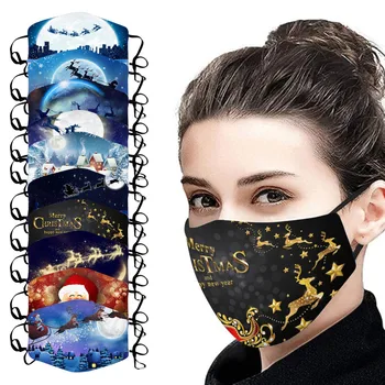 

1pc Mouth Masks for Dust' Protection Anti-Face Mask Washable Earloop Mask For Protection For Adults Scarf Flag Bandana#3