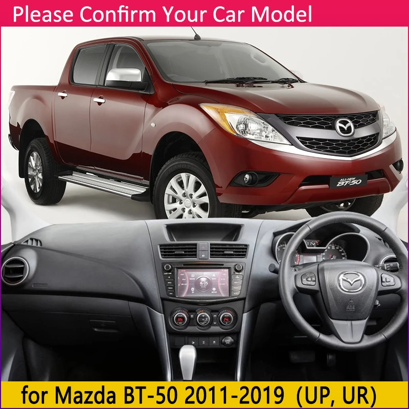 Для Mazda BT-50 UP UR 2011~ SDX Противоскользящий коврик, накладка на приборную панель, Солнцезащитный коврик, автомобильные аксессуары, коврик 2012 2013