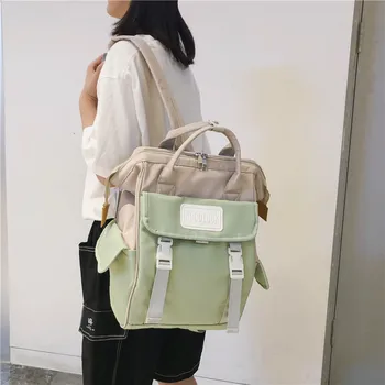 

Japanese INS Bag Female Korean Version High School Students Large-capacity Backpack New Fashion Waterproof Backpack 13ich Laptop