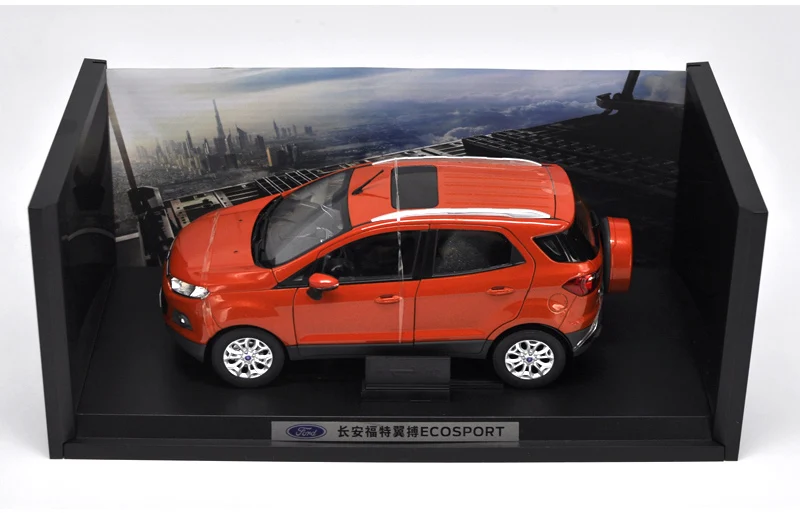 1:18 Высокая тщательная FORD ECOSPORT SUV сплав модель автомобиля статические металлические модельные автомобили с оригинальной коробкой