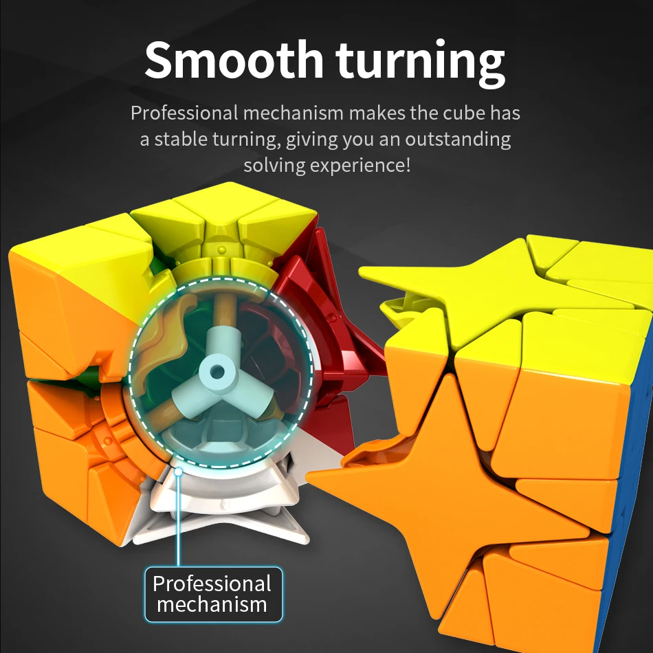 Новейший MoYu MeiLong Polaris магический куб без наклеек головоломка куб профессиональный скоростной куб магические Развивающие игрушки для студентов