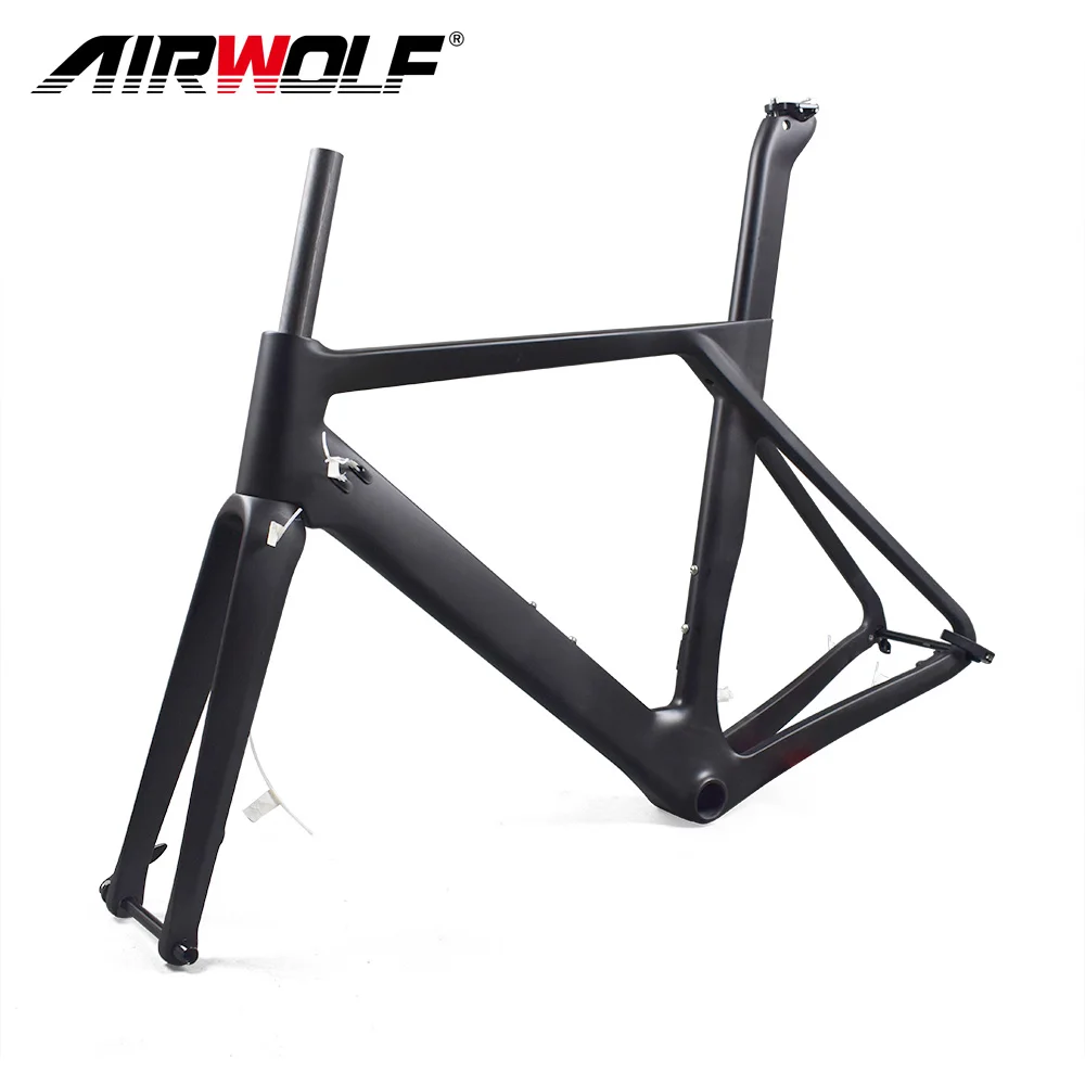 Airwolf карбоновый дорожный диск рамка подходит для Di2/механические карбоновые велосипедные рамы с роторный диск 140/160 мм велосипедная Рама