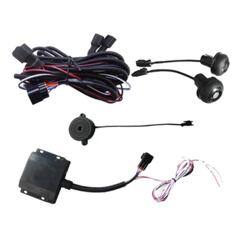 

24V Front and Rear Detection Blind Spot Monitoring System, Voice Alarm, 5 Meters Long Distance, Waterproof, Shockproof