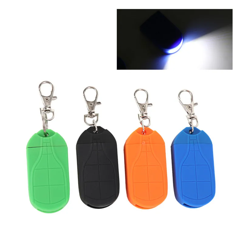 

Mini Keychain Flashlight Key Ring Light Torch Light Lamp Outdoor Camping Tool Small Flashlight