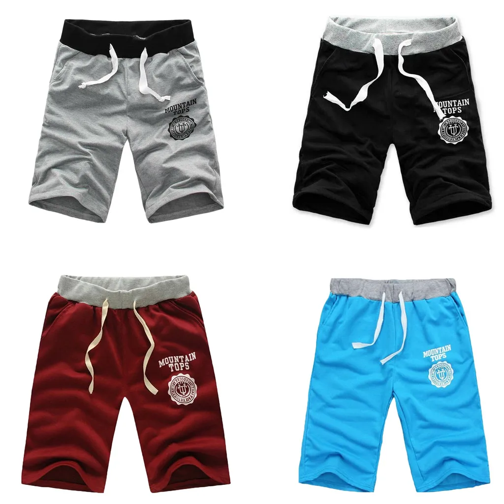 Men Pants Mens Cargo Shorts Comfortable Casual Summer Beach Running Gym Sport Joggers Plain Half Trousers | Мужская одежда