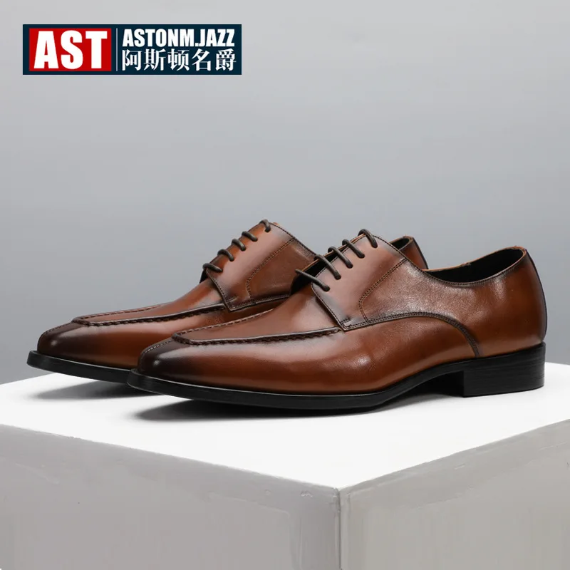 

Men's Business Formal Wear Youth Breathable Summer Versatile Trend Casual Pointed-Toe England MEN'S Leather Shoes