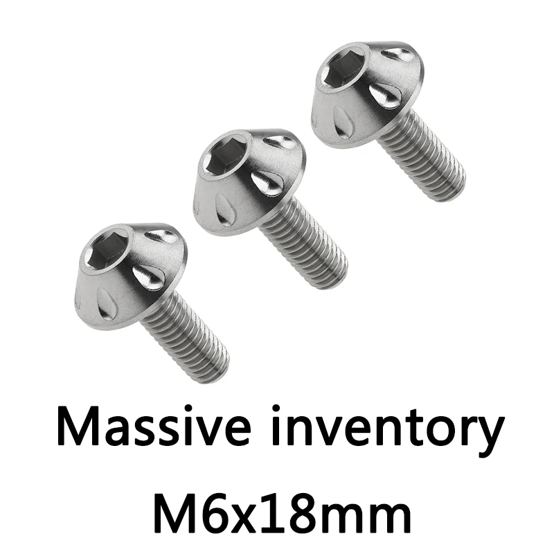 6mm x 30mm Socket Button Flanged x10 M6 x 30 Stainless FLANGED BUTTON Bolts