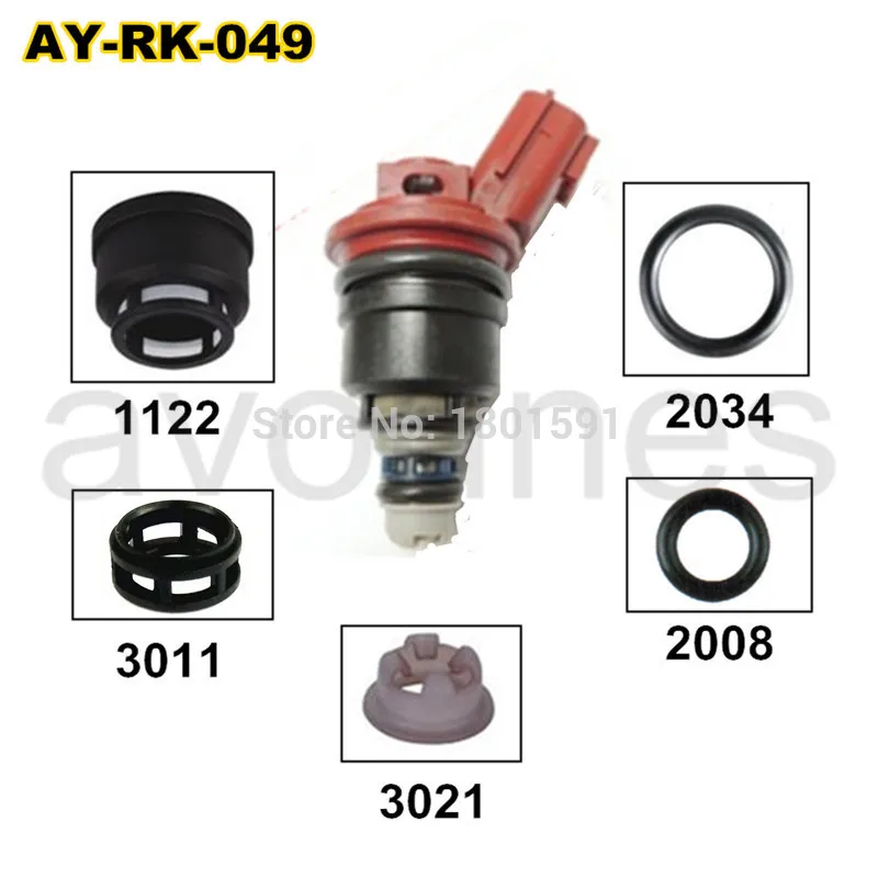 6pieces/set auto parts  fuel injector repair kits for 16600-96E01 A46-00 FJ285  for NISSAN  (AY-RK049 AY-RK502)