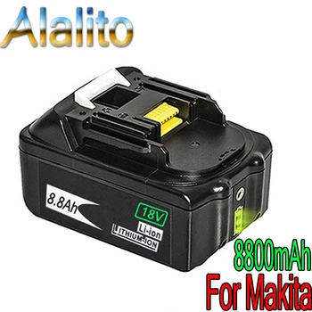 

18V 8800mAh 8.8Ah RechargeableFor Makita Power Tools Battery with LED Li-ion Replacement LXT BL1860B BL1860 BL1850 &6.8Ah