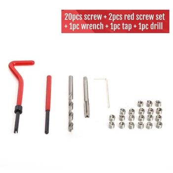 

Kit Metric Thread M6 Helicoil Compatible Damaged Threads 25pcs Metric HSS