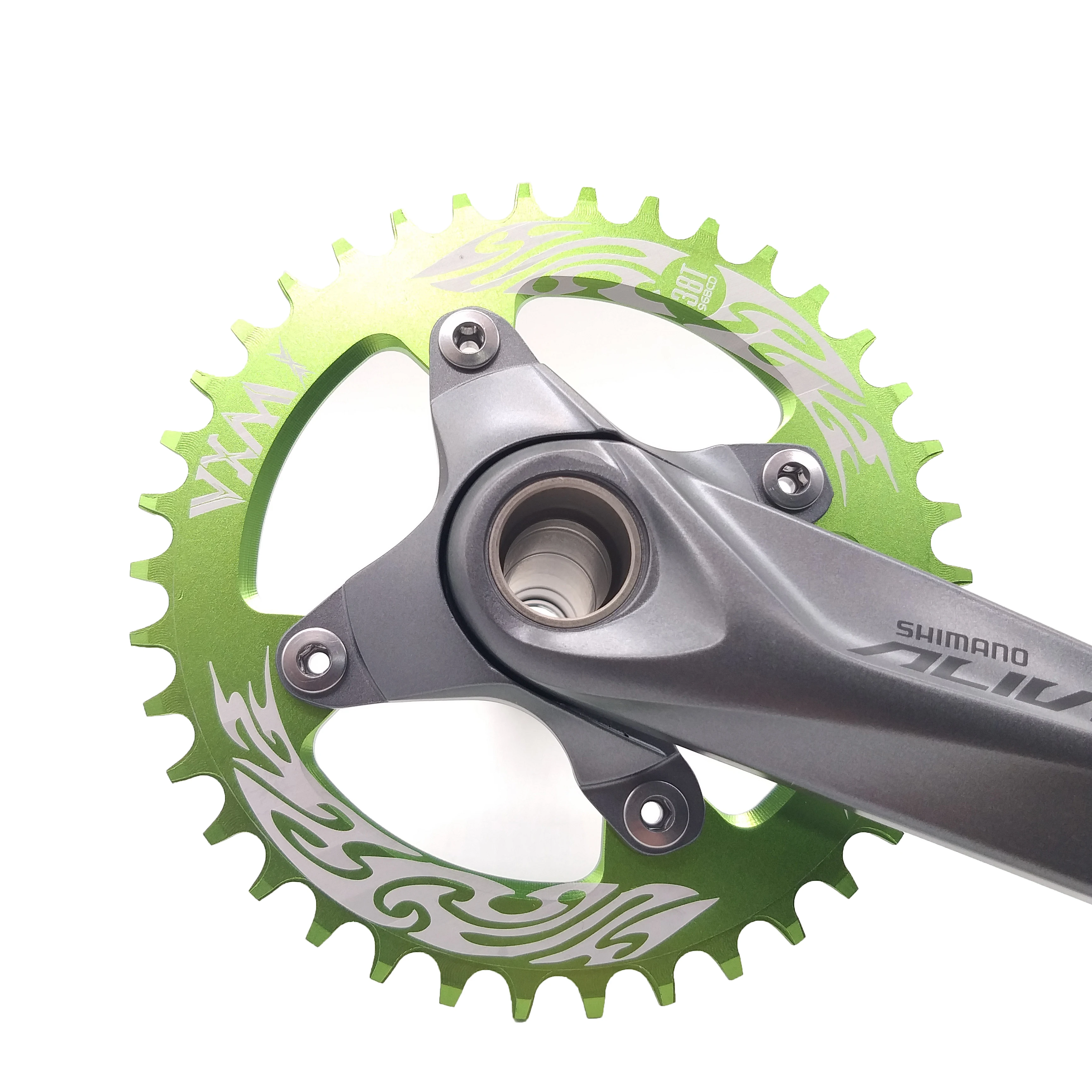 Shimano Alivio M4050 велосипед mtb коленчатый набор с VXM 96BCD круглой узкой широкой цепью 32T 34T