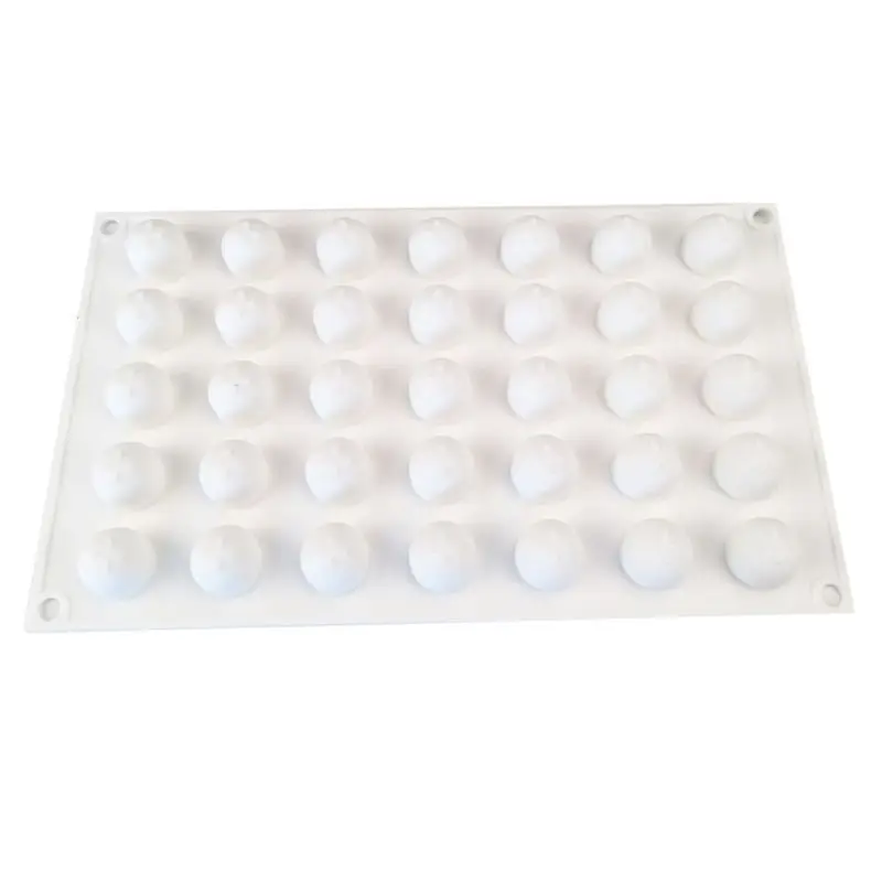 

35 Cavity 3D Round Sphere Ball Silicone Mold Cake Decorating Mousse Dessert Pastry Mould DIY Baking Tool