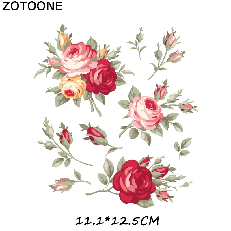 ZOTOONE животные нашивки с Фламинго цветок железо на передачи для одежды футболка теплопередача наклейка DIY аксессуары аппликации F1 - Цвет: ZT1513