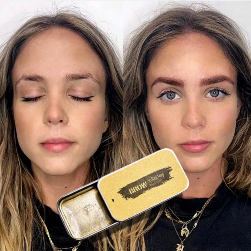 Воск для повторного роста ресниц Wild Eyebrow Shaping Soap стойкий водонепроницаемый гель-воск для формирования бровей