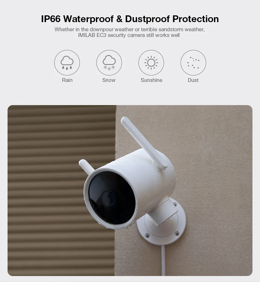 Global Version Imilab EC3 Outdoor Mijia Smart camera Update Global Version 2K HD APP Control CCTV Wi Fi hotspot router rotatable|Surveillance Cameras| - AliExpress
