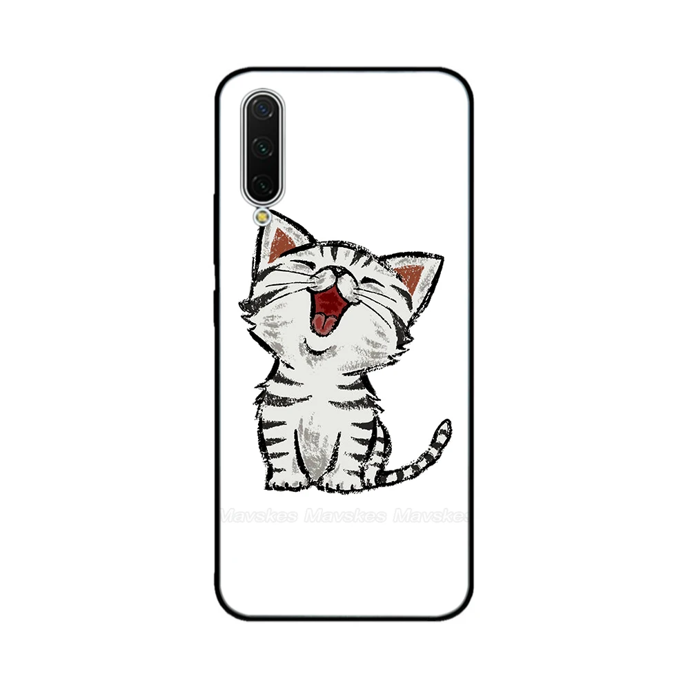 neck pouch for phone Silicone Case For Xiaomi MI A3 Case Cute Cartoon Funda Phone Case For Xiomi Xiaomi MI A3 Bumper Coque MiA3 A 3 Soft Cover Case best iphone wallet case Cases & Covers