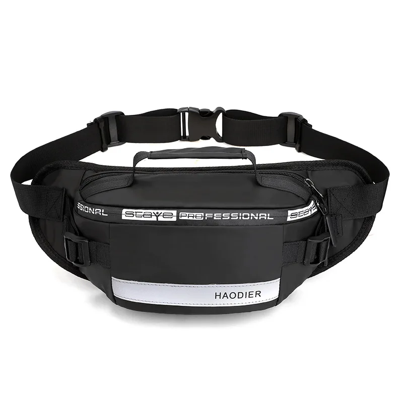 Модная Мужская Уличная поясная сумка для бега облегающая Светоотражающая полоса
