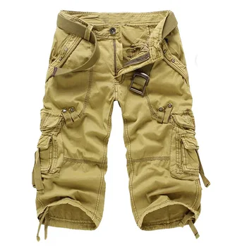 

Men Shorts Summer Combat Army Military Casual Work Cargo Pants with Multi-pockets -MX8