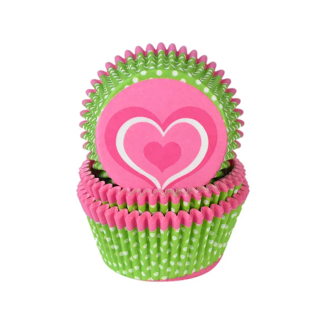 100pcs/set Muffin Liners Cupcake Paper Cups Cake Forms Baking Box Case Cake Mold Decorating Tool Wedding Birthday Party Supplies D15