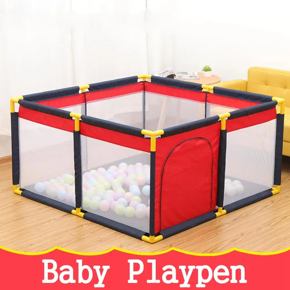 

Baby Playpen Dry Pool With Balls Baby Fence Indoor Outdoor Playpen For Newborn Baby Activity Supplies Safety Barrier Bed Fence