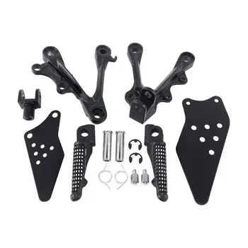 

Motorcycle Aluminum Rider Footrest Foot Pegs Bracket Set For KAWASAKI Ninja ZX6R 2009-2014 13