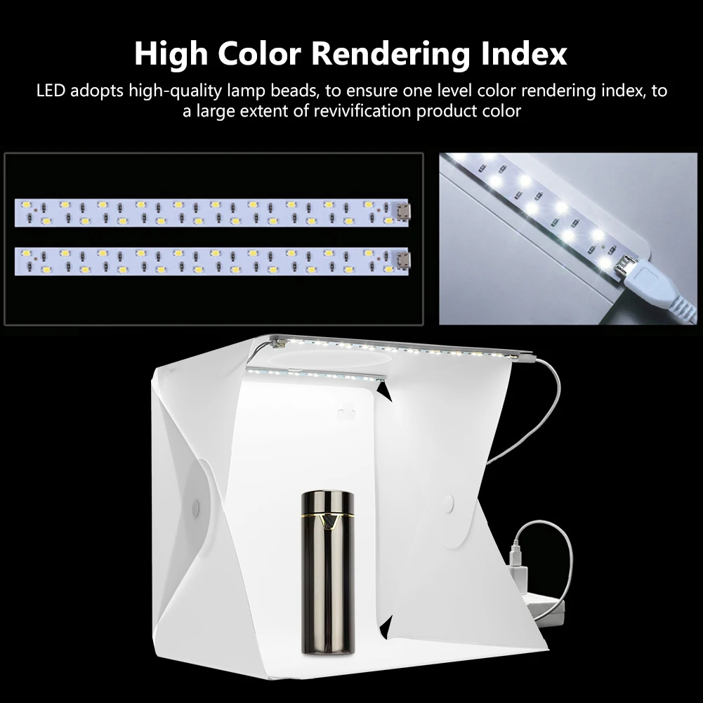 24.5x22x22cm Upgrade Folding Photo Studio Box Photography Softbox Light Box Studio Shooting Tent Kit With 6 Color Backdrops photo studio box,photo studio light tent