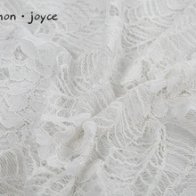 5 ярдов французский расшитый бисером кружевной тюль ткань для свадебного платья цветок блестки сырой белый Африканское кружево Аппликация