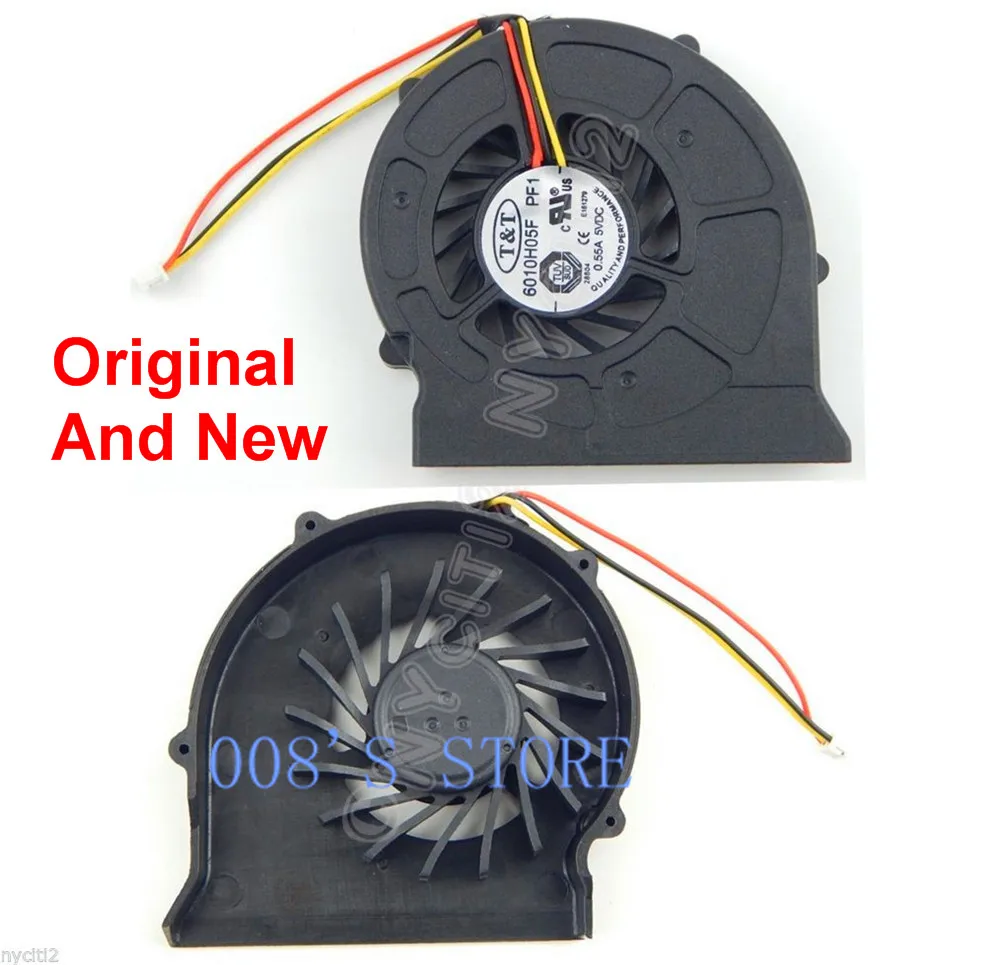 New Notebook CPU Cooling Cooler Fan For MSI CR420 CR420MX CR600 EX620 CX420 CX600 CX620 CX620MX T&ampT 6010H05F PF1 0.55A DC 5V |