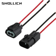 

1-50 Sets 2 Pin Auto DJ7023C-2.8-21Waterproof Male Female Connector Black Harness Socket Electric Plug PB041-02020 PB045-02027
