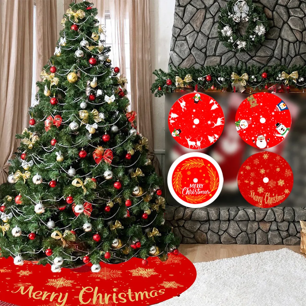 Домашний декор/сделай сам юбки для рождественской елки 2020 новый узор Снежинка