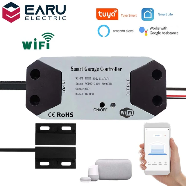 Tuya WiFi cancello scorrevole Garage apri Controller Switch Smart Life  telecomando controllo vocale di Alexa Google Home - AliExpress