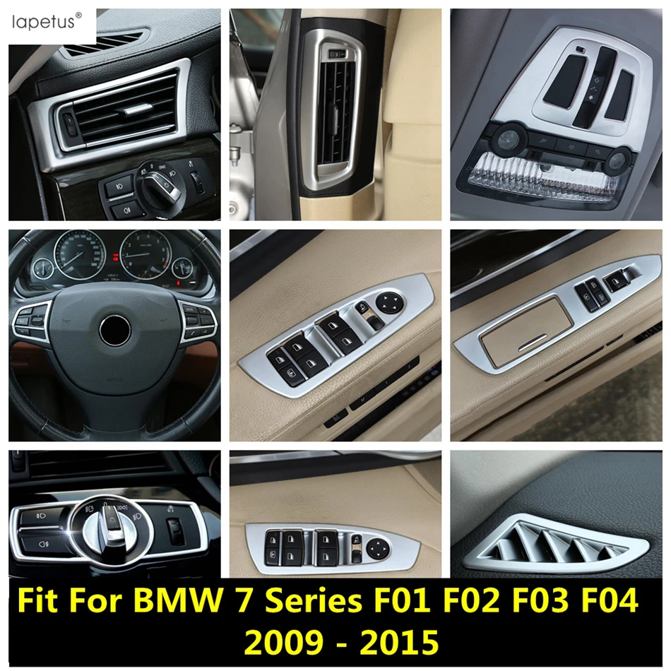 

Wheel Gear Air AC Head Light Read Lamp Window Lift Cover Trim Accessories Interior For BMW 7 Series F01 F02 F03 F04 2009 - 2015