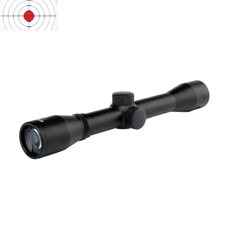 

Optics 4x32 Hunting Riflescope 25.4mm Weapon Sight / Wide Fiels of View Scope Gun Hunt Fit Mount Rifle Scope