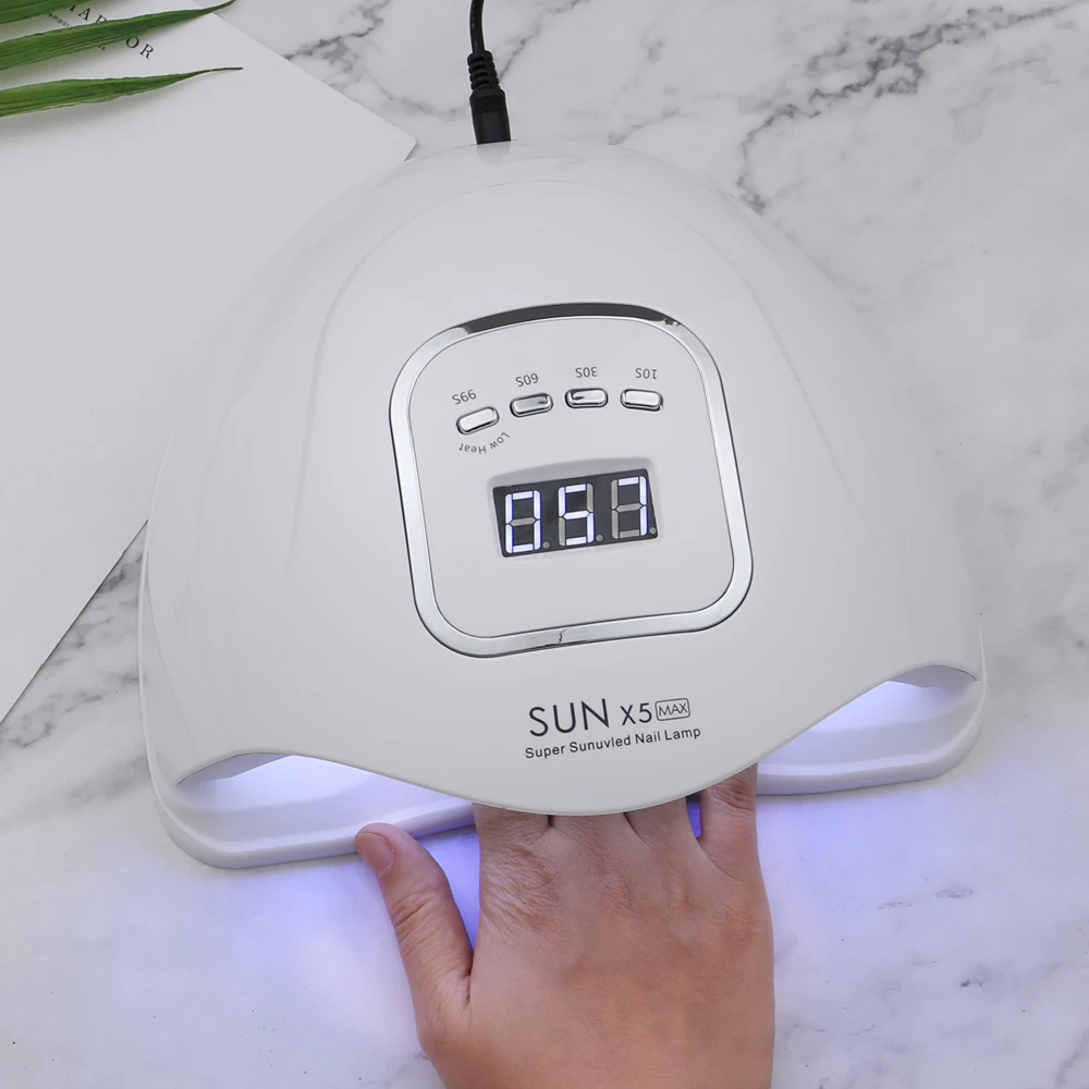 Светодиодный УФ светильник SUN X5 Max 80 Вт лампа для сушки гель лака отверждаемая с