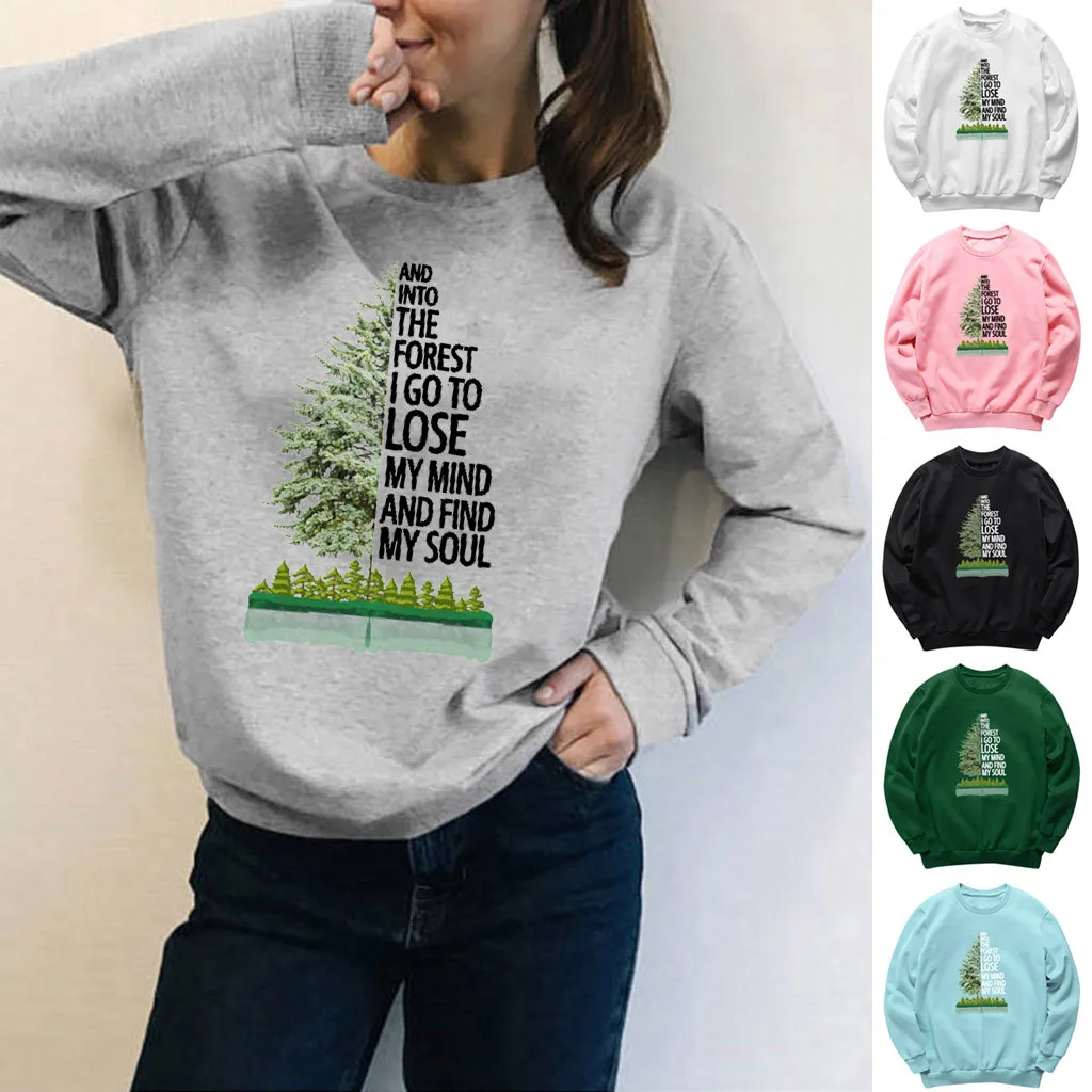Roupas Femininas, с принтом, круглый вырез, Толстый Пуловер, Корейская версия, толстовки, женская одежда, длинный рукав, плюс толстовка