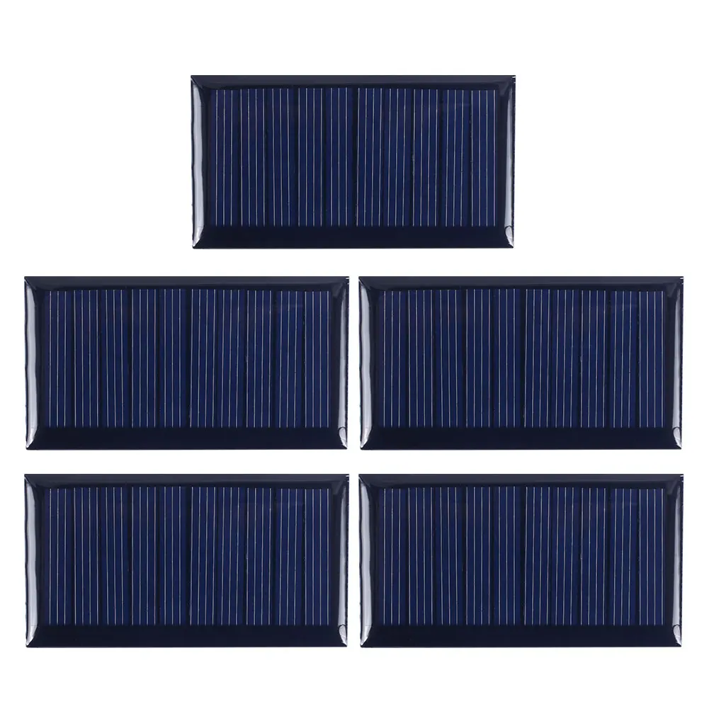 

5V 0.3W Solar Panel 5V 0.3W Mini DIY Solar Panel 5V 0.3W Mini Solar Panel Nano Small New 5pcs Polysilicon Charging Module Power