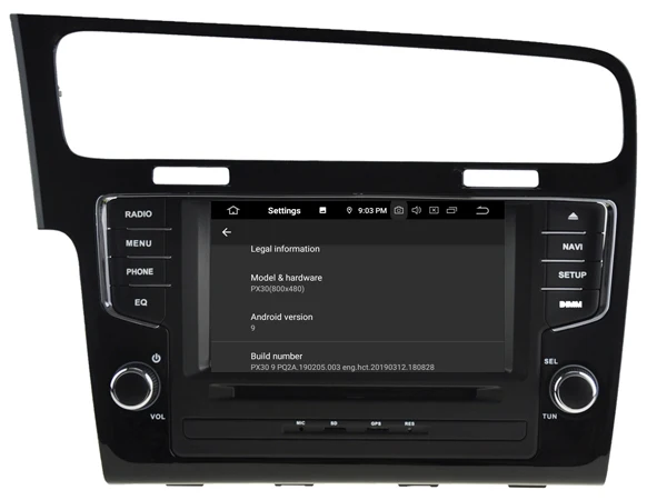 PX5 4g+ 64g Android 9,0 автомобильный dvd-плеер для VOLKSWAGEN GOLF 7 Автомобильный мультимедийный автомобильный поддержка DVR wifi DAB OBD