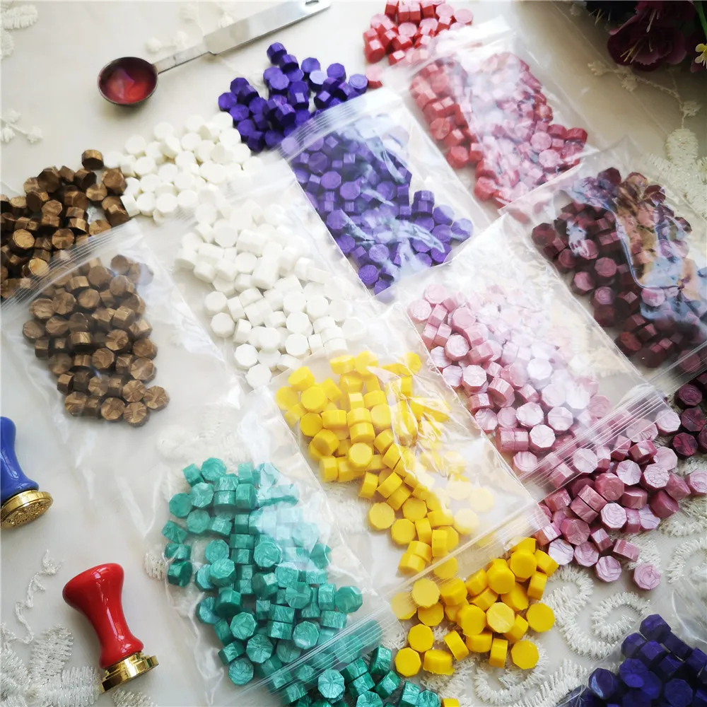 sealing wax seal stamp use high quality low price colorful pill wax beads free shipping