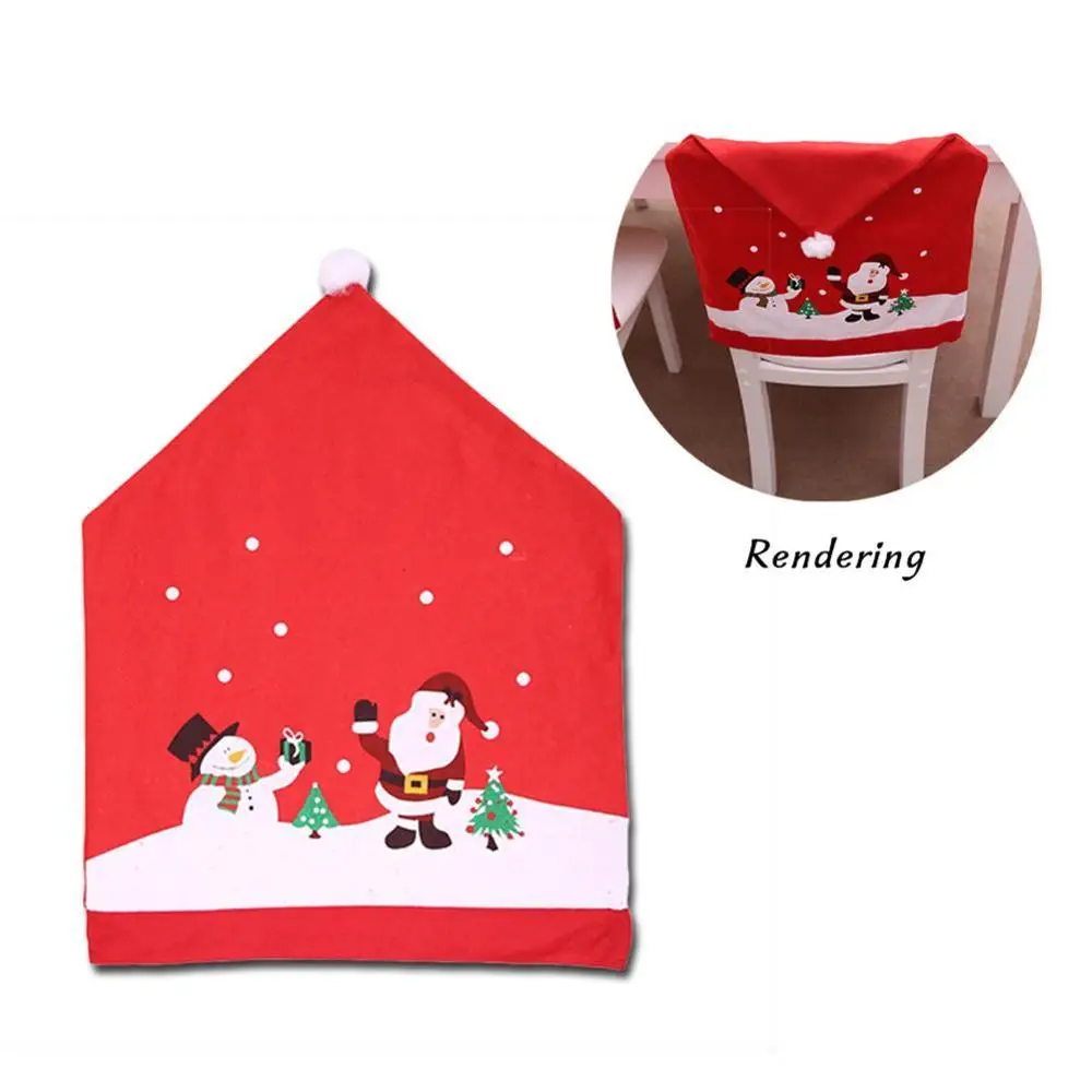 santa hats for dining chairs