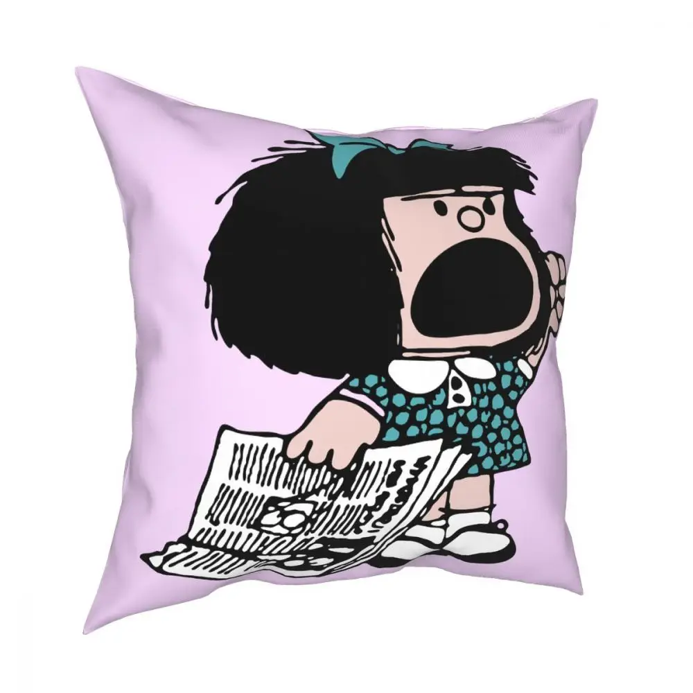 

Mafalda протест декоративная наволочка для подушки полиэстер диванные подушки, подушки уникального дизайна, чехлы