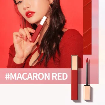 

Hot sale Long Lasting Waterproof Liquid Pencil Matte Lipstick Lip Makeup Nonstick Cup Tomatoes Cinnamon