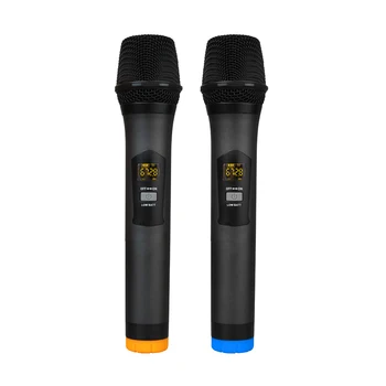 

Professional Handheld Microphone Support Dual BT Connection Micro Playing Music Karaoke with LED Light EU/US/UKPlug For Optional